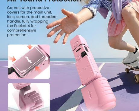 For DJI Osmo Pocket 4 aMagisn Multi-color Silicone Protective Case Full Body Sleeve Precision Cutout Anti-Scratch Skin
