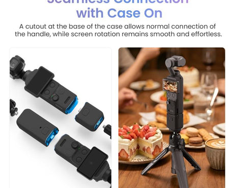 For DJI Osmo Pocket 4 aMagisn Multi-color Silicone Protective Case Full Body Sleeve Precision Cutout Anti-Scratch Skin