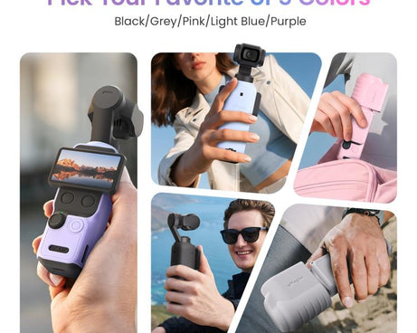 For DJI Osmo Pocket 4 aMagisn Multi-color Silicone Protective Case Full Body Sleeve Precision Cutout Anti-Scratch Skin