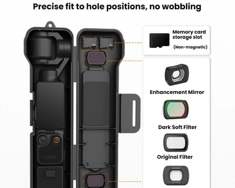For DJI Osmo Pocket 4 / 3 BRDRC Display Gimbal Lens Cover Protective Case