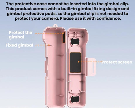 For DJI Osmo Pocket 4 / 3 BRDRC Display Gimbal Lens Cover Protective Case