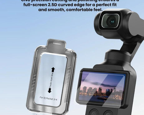 For DJI Osmo Pocket 4 / 3 BRDRC AR Tempered Glass Screen Protector Applicator