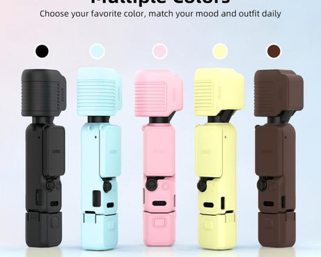 For DJI Osmo Pocket 4 BRDRC Display Sunshade Protective Silicone Case