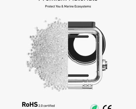 TELESIN 60m Waterproof Case for DJI Osmo Nano IPX8 Under-Water Dive Housing Anti-Fog Action Camera Protection Cover