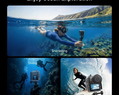 TELESIN 60m Waterproof Case for DJI Osmo Nano IPX8 Under-Water Dive Housing Anti-Fog Action Camera Protection Cover