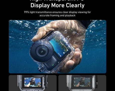 TELESIN 60m Waterproof Case for DJI Osmo Nano IPX8 Under-Water Dive Housing Anti-Fog Action Camera Protection Cover