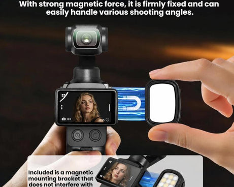 For DJI Pocket 4 BRDRC Portable Handheld Magnetic Selfie Light