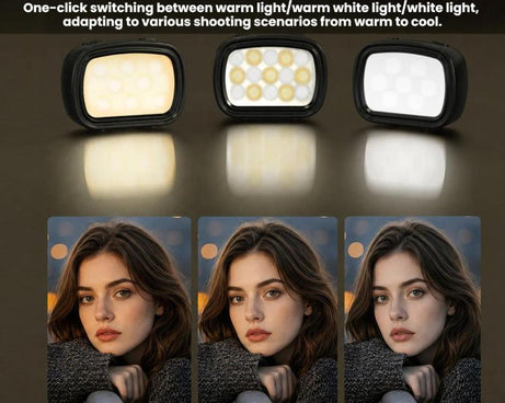 For DJI Pocket 4 BRDRC Portable Handheld Magnetic Selfie Light