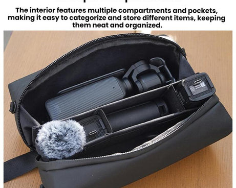For DJI Osmo Pocket 4/3 BRDRC Handbag Crossbody Protective Storage Bag