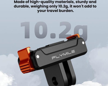 For DJI Osmo Action 6 / 5 Pro / 4 / 3 FLYMILE Magnetic Quick-Release Base