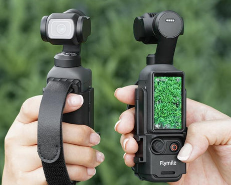 For DJI Pocket 4 / 3 Flymile Multi-Functional Handheld Extender Frame With Strap Mount