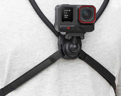 BRDRC POV Perspective Shot Quick-Release Neck Brace, For Insta360  Ace Pro 1 / 2, For Gopro