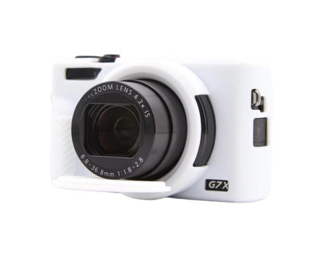 For Canon PowerShot G7 X Mark III Silicone Protective Case With Lens Cover