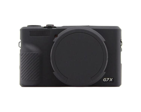 For Canon PowerShot G7 X Mark III Silicone Protective Case With Lens Cover