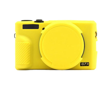For Canon PowerShot G7 X Mark III Silicone Protective Case With Lens Cover