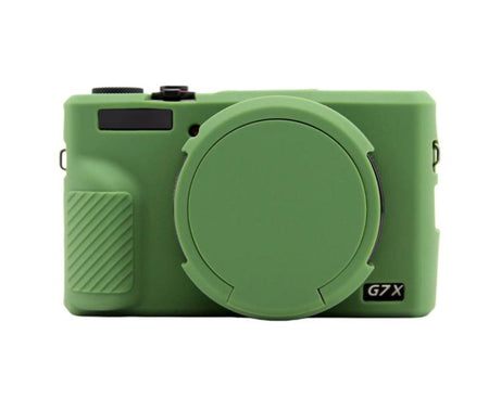 For Canon PowerShot G7 X Mark III Silicone Protective Case With Lens Cover