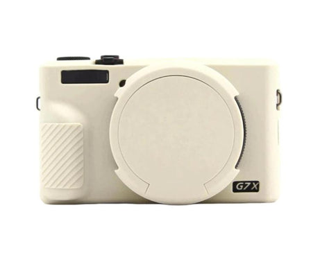 For Canon PowerShot G7 X Mark III Silicone Protective Case With Lens Cover