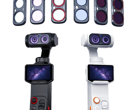 For Insta360 Luna Ultra BRDRC Filter Accessories, UV, CPL, ND16, Black Soft, Anti-Light Pollution, 3pcs /Set CPL + ND16 + Black Soft, 3pcs /Set CPL + Black Soft + Adjustable VND, 4pcs /Set CPL + Black Soft + Anti-Light Pollution + Adjustable VND