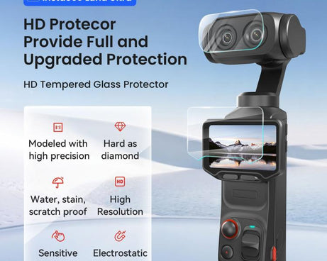 For Insta360 Luna Ultra aMagisn 9H Tempered Glass Screen Protector Screen & Lens Protective Film, 1+1 Pack, 2+2 Pack