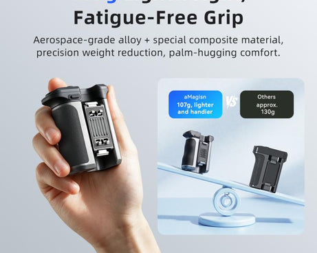 aMagisn Bluetooth Xplorer Grip Kit, For Insta360 Ace Pro 2 / Ace Pro / X5, For Insta360 GO Ultra
