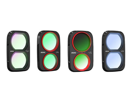 For DJI Osmo Pocket 4P BRDRC Filter Lens Protection Accessory, UV, CPL, ND16, Soft Black, Anti-Light Pollution, CPL + ND16 + Soft Black, CPL + Soft Black + Adjustable VND, CPL + Soft Black + Anti-Light Pollution + Adjustable VND