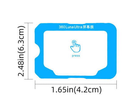 For Insta360 Luna Ultra BRDRC Jet Lens Protector AR Tempered Glass Screen Protector, Screen Protector+Tool, Lens+Screen Protector+Tool