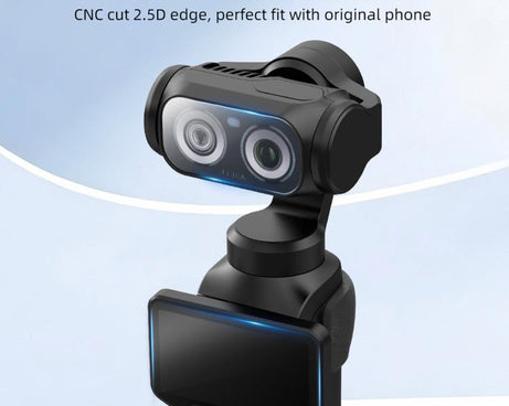 For Insta360 Luna Ultra BRDRC Jet Lens Protector AR Tempered Glass Screen Protector, Screen Protector+Tool, Lens+Screen Protector+Tool