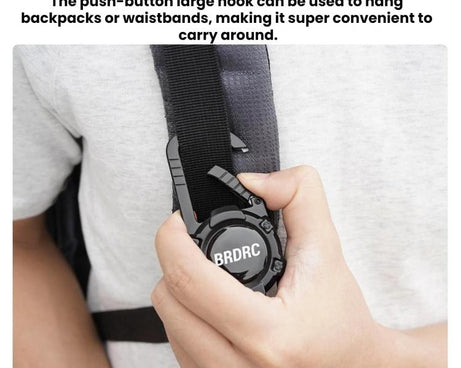 For DJI Osmo Packet 4 / 3 BRDRC Magnetic Telescopic Backpack Hook Anti-Loss Rope, Magnetic