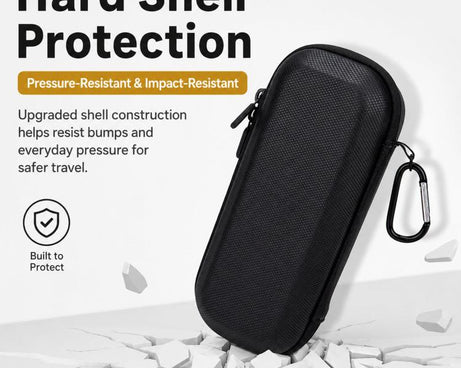 For Insta360 Luna Ultra Portable Carrying Case Hard EVA Travel Storage Bag with Carabiner