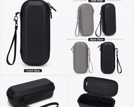 For Insta360 Luna Ultra Portable Carrying Case Hard EVA Travel Storage Bag with Carabiner