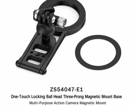 Magnetic Action Camera Mount Base, For GoPro & 2-Prong Cameras Ball Joint, For Insta360 GO 3/3S Quick Release, For GoPro 13 Quick Release, For DJI Action 5 Pro/4/3/2 Quick Release, For 1/4inch Screw Hole Camera, For 17mm Ball Joint Accessories         ...