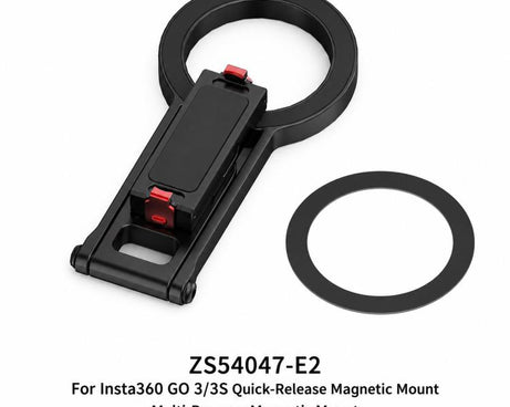 Magnetic Action Camera Mount Base, For GoPro & 2-Prong Cameras Ball Joint, For Insta360 GO 3/3S Quick Release, For GoPro 13 Quick Release, For DJI Action 5 Pro/4/3/2 Quick Release, For 1/4inch Screw Hole Camera, For 17mm Ball Joint Accessories         ...