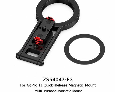 Magnetic Action Camera Mount Base, For GoPro & 2-Prong Cameras Ball Joint, For Insta360 GO 3/3S Quick Release, For GoPro 13 Quick Release, For DJI Action 5 Pro/4/3/2 Quick Release, For 1/4inch Screw Hole Camera, For 17mm Ball Joint Accessories         ...