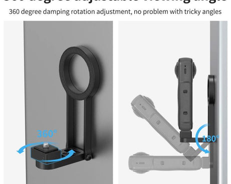 Magnetic Action Camera Mount Base, For GoPro & 2-Prong Cameras Ball Joint, For Insta360 GO 3/3S Quick Release, For GoPro 13 Quick Release, For DJI Action 5 Pro/4/3/2 Quick Release, For 1/4inch Screw Hole Camera, For 17mm Ball Joint Accessories         ...