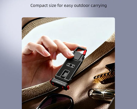For Insta360 Ace / Ace Pro 2 / X5 Flymile Carabiner-Mounted Magnetic Quick-Release Tripod