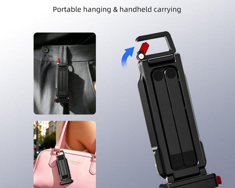 For Insta360 Ace / Ace Pro 2 / X5 Flymile Carabiner-Mounted Magnetic Quick-Release Tripod