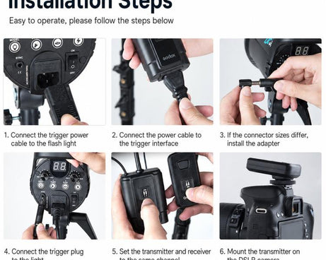 Godox DM16 Camera Flash Sync Universal Wireless Trigger For DSLR Cameras, Transmitter, Receiver, Transmitter+Receiver, Transmitter+2 Receiver, Transmitter+3 Receiver