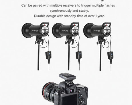 Godox AT-16 Wireless Trigger 16-Channel Flash Receiver Universal Camera Trigger, Transmitter, Receiver, Transmitter+Receiver, Transmitter+2 Receiver, Transmitter+3 Receiver