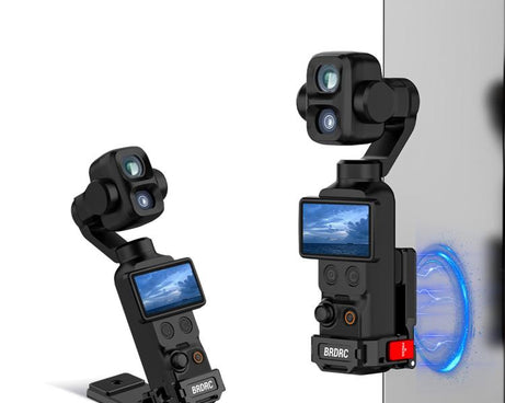 For DJI Osmo Pocket 4P / 4 / 3 BRDRC Multi-functional Magnetic Expansion Dock