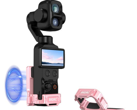 For DJI Osmo Pocket 4P / 4 / 3 BRDRC Multi-functional Magnetic Expansion Dock