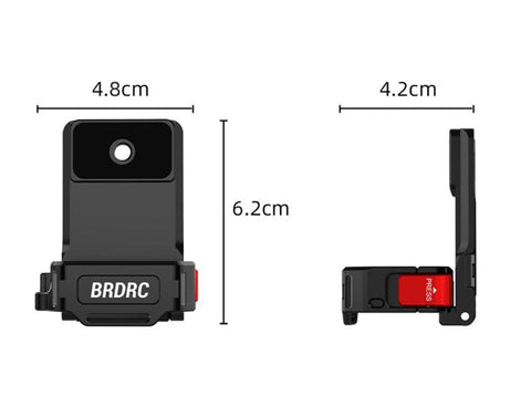 For DJI Osmo Pocket 4P / 4 / 3 BRDRC Multi-functional Magnetic Expansion Dock
