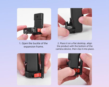 For DJI Osmo Pocket 4P / 4 / 3 BRDRC Multi-functional Magnetic Expansion Dock