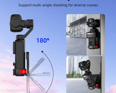 For DJI Osmo Pocket 4P / 4 / 3 BRDRC Multi-functional Magnetic Expansion Dock