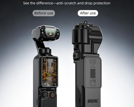 For DJI Osmo Pocket 3 / 4 BRDRC Protective Case For Lens and Screen Storage Dust Cover