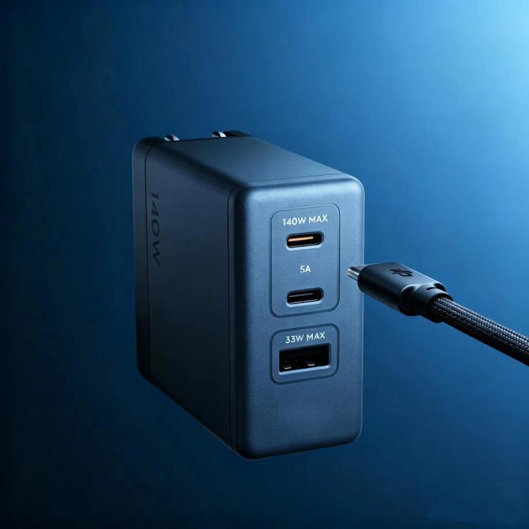Original 140W GaN Charger For DJI Power, CN Plug, Charger Only, With USB-C Cable, With 2 USB-C Cables