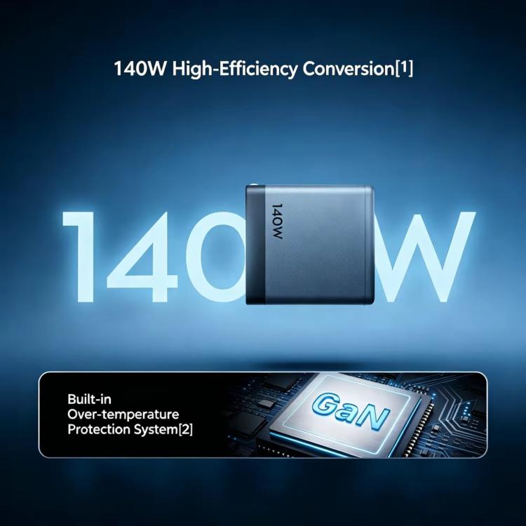 Original 140W GaN Charger For DJI Power, CN Plug, Charger Only, With USB-C Cable, With 2 USB-C Cables
