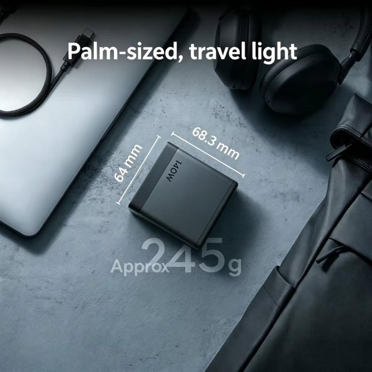 Original 140W GaN Charger For DJI Power, CN Plug, Charger Only, With USB-C Cable, With 2 USB-C Cables