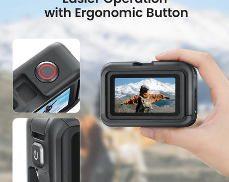 For DJI OSMO Action 6 aMagisn Utility Frame Protective Camera Cage with Cold Shoe Mount & 1/4inch Threaded Hole