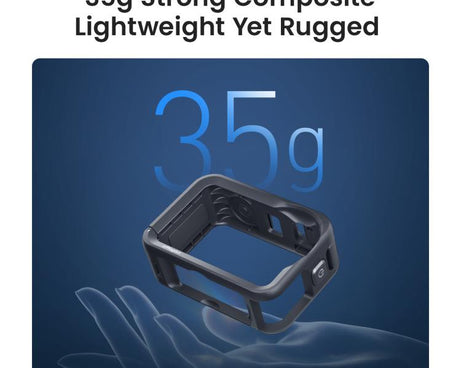 For DJI OSMO Action 6 aMagisn Utility Frame Protective Camera Cage with Cold Shoe Mount & 1/4inch Threaded Hole