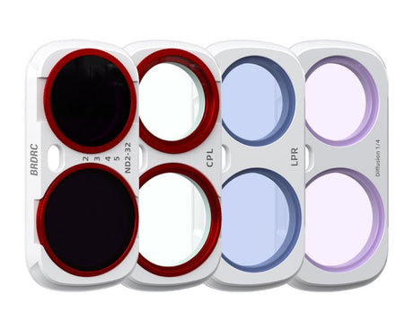For Insta360 Luna Ultra BRDRC Magnetic Filter, UV Filter, CPL + ND16 + Black Soft Filter, CPL + Black Soft + Adjustable VND Filter, CPL + Black Soft + Anti-Light Pollution + Adjustable VND Filter
